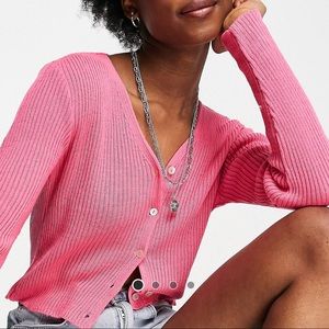 90’s cardigan in pink